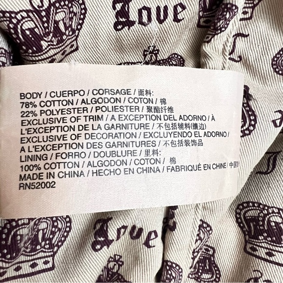 Vintage Juicy Couture Pink Tote Bag Purse - Picture 10 of 13